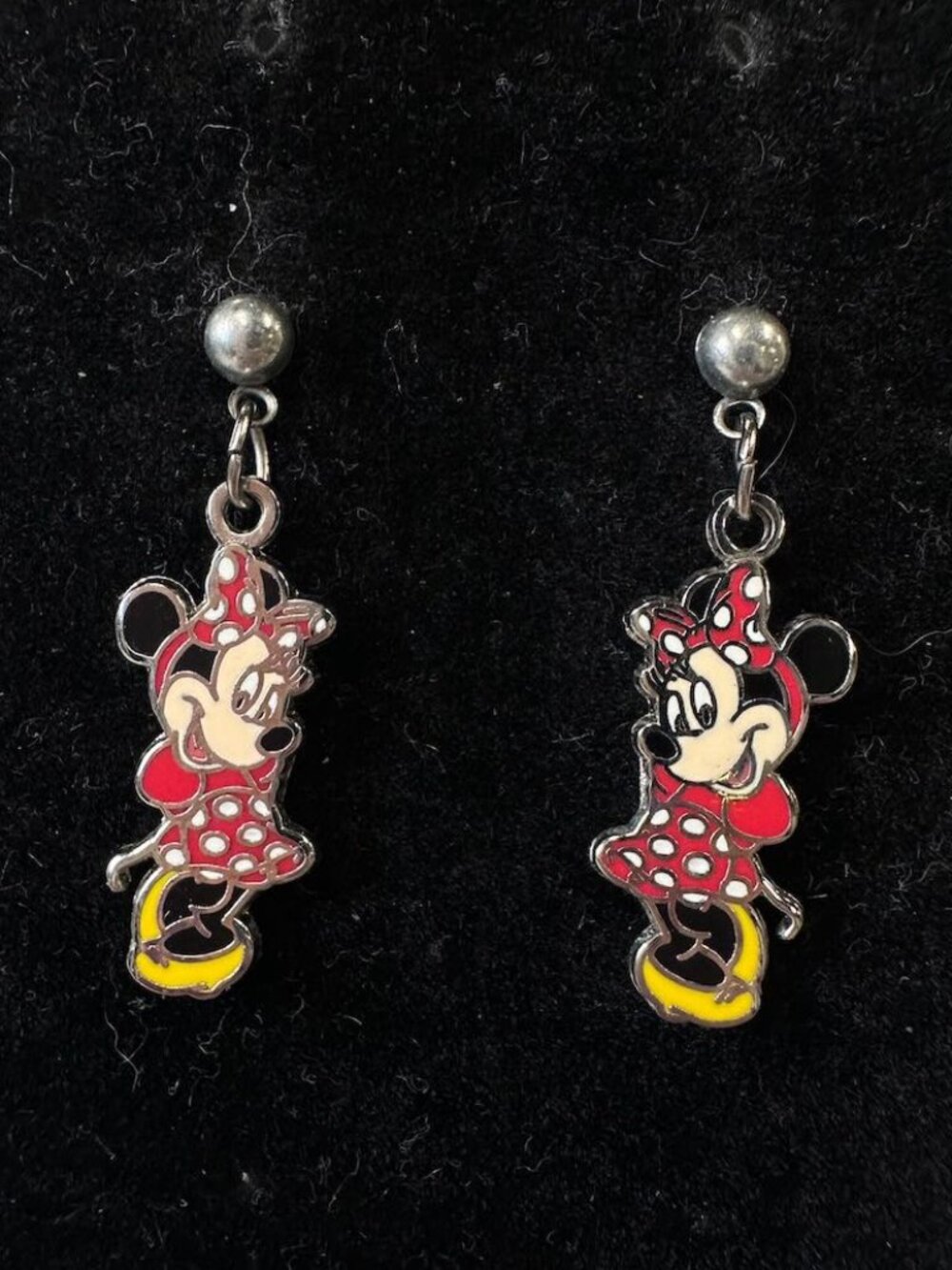 Disney Minnie Mouse Double Sided Mirror Earrings